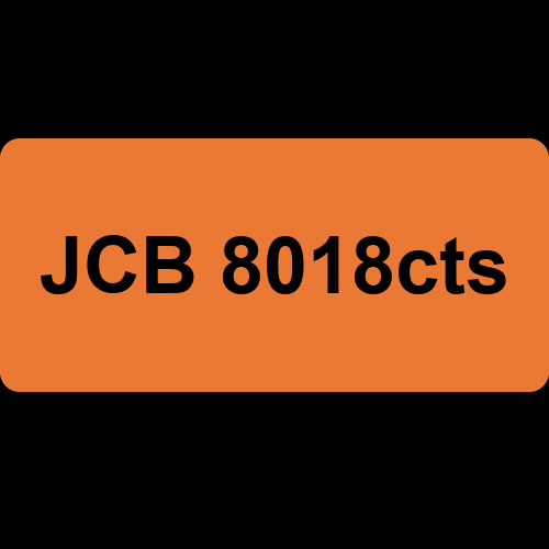 JCB 8018cts